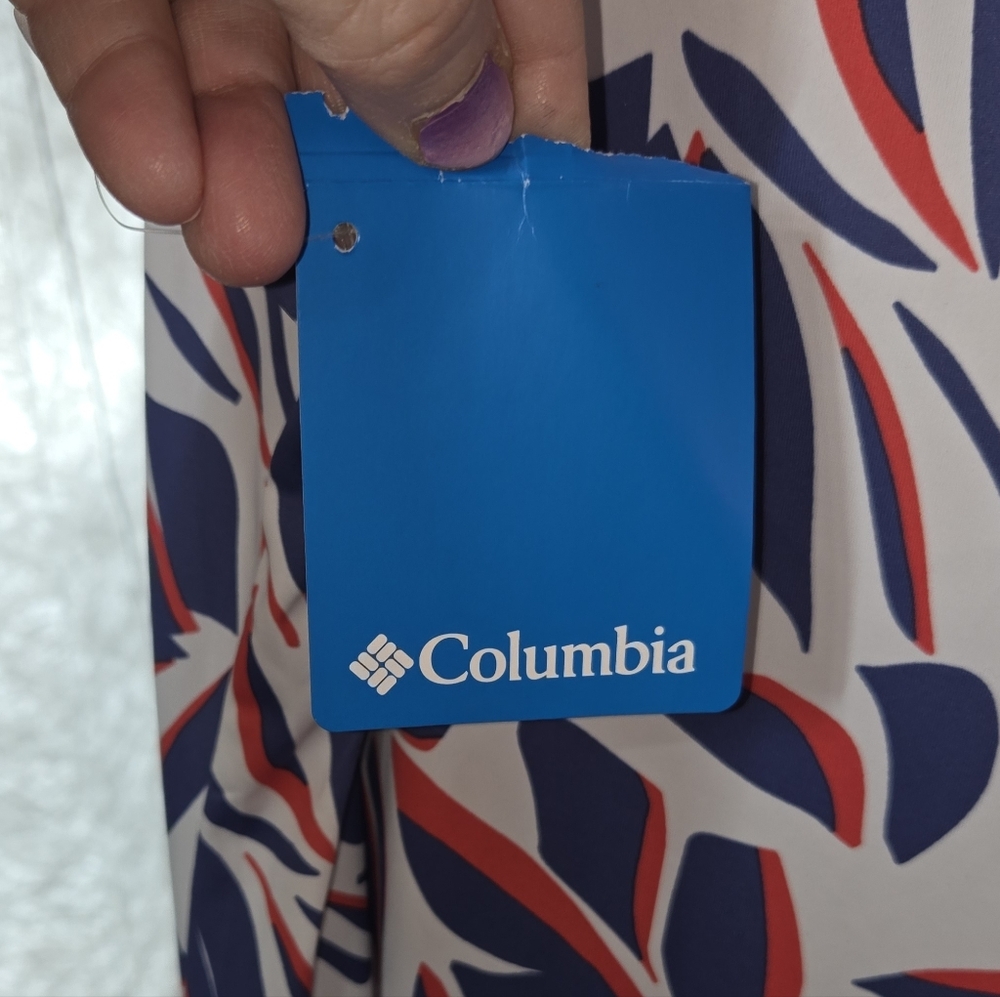 Columbia Chill River UPF 50 Active Sheath Dress Color: White Areca, NWT - Picture 7 of 12